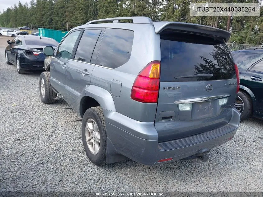 2004 Lexus Gx 470 VIN: JTJBT20X440035264 Lot: 39755356