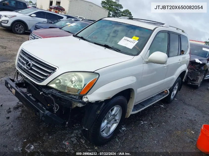 2005 Lexus Gx 470 VIN: JTJBT20X650082054 Lot: 39904232