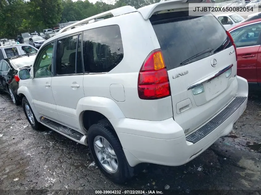 2005 Lexus Gx 470 VIN: JTJBT20X650082054 Lot: 39904232