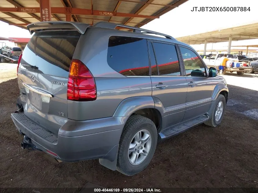 2005 Lexus Gx 470 VIN: JTJBT20X650087884 Lot: 40446169