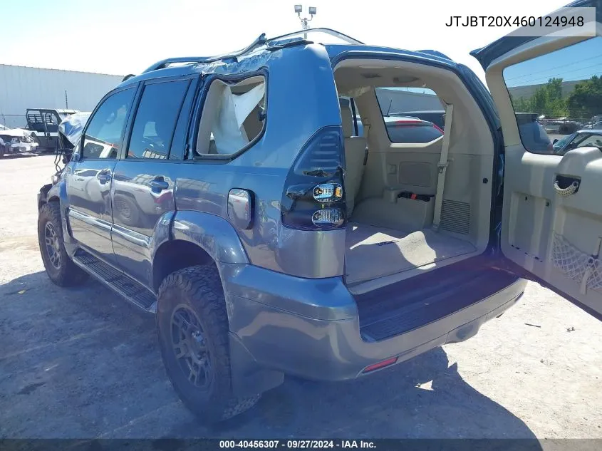 2006 Lexus Gx 470 VIN: JTJBT20X460124948 Lot: 40456307