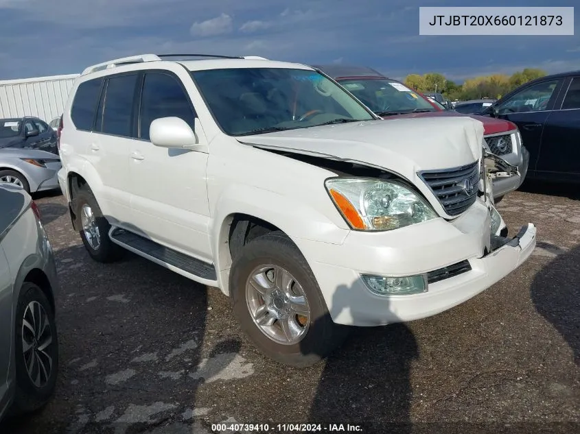 2006 Lexus Gx 470 VIN: JTJBT20X660121873 Lot: 40739410