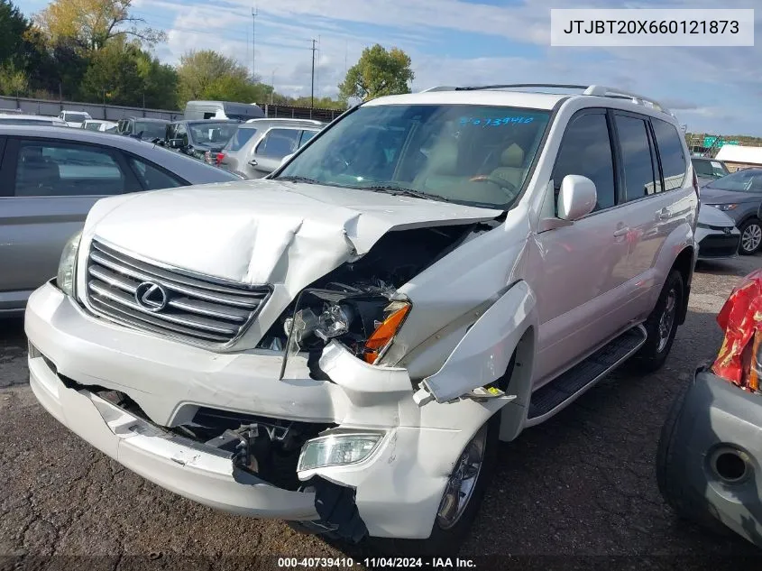 2006 Lexus Gx 470 VIN: JTJBT20X660121873 Lot: 40739410