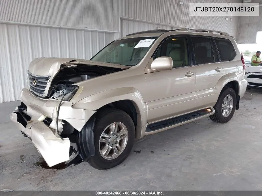 JTJBT20X270148120 2007 Lexus Gx 470