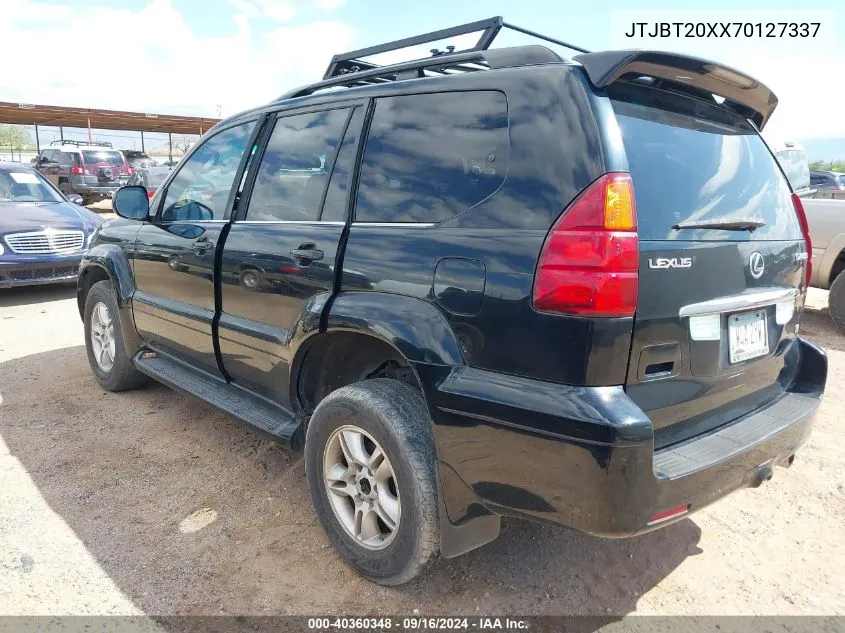 2007 Lexus Gx 470 VIN: JTJBT20XX70127337 Lot: 40360348