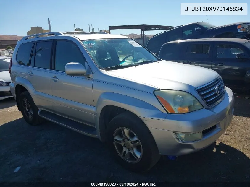 2007 Lexus Gx 470 VIN: JTJBT20X970146834 Lot: 40396023