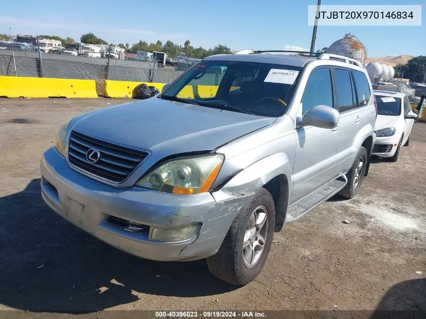 2007 Lexus Gx 470 VIN: JTJBT20X970146834 Lot: 40396023