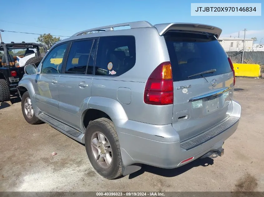 2007 Lexus Gx 470 VIN: JTJBT20X970146834 Lot: 40396023