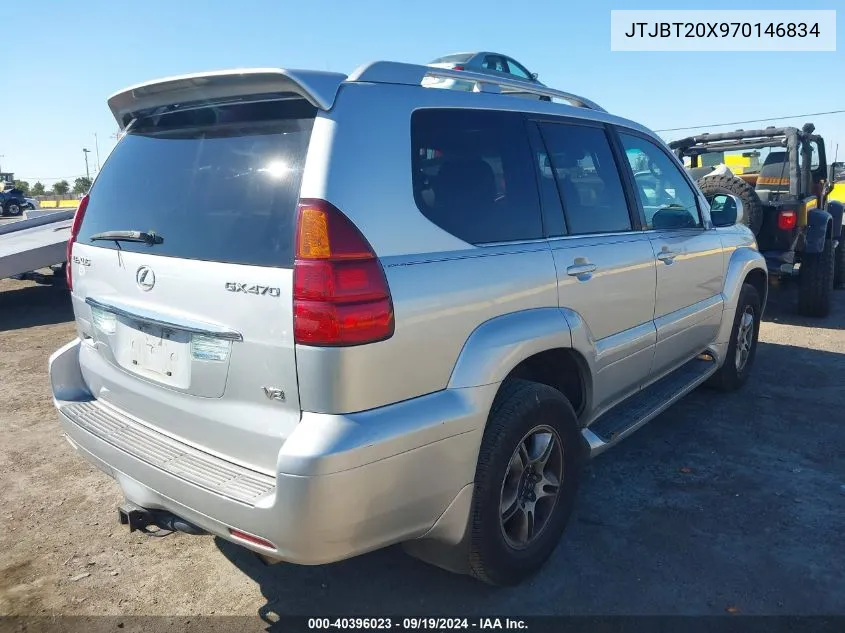 2007 Lexus Gx 470 VIN: JTJBT20X970146834 Lot: 40396023