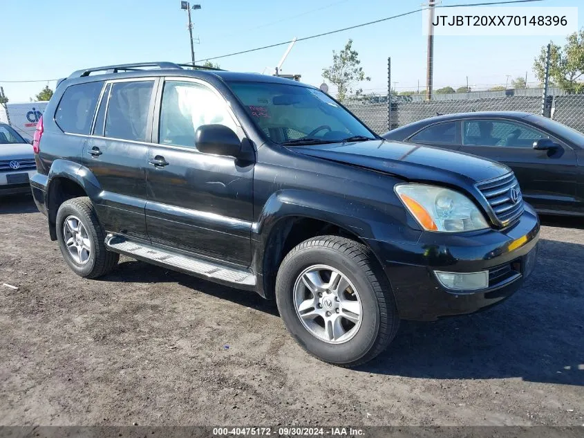 2007 Lexus Gx 470 VIN: JTJBT20XX70148396 Lot: 40475172