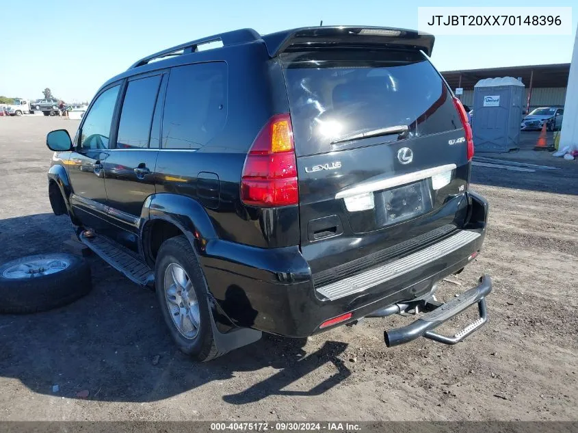 2007 Lexus Gx 470 VIN: JTJBT20XX70148396 Lot: 40475172