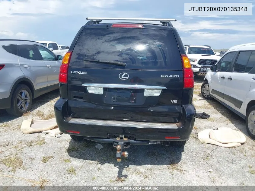 JTJBT20X070135348 2007 Lexus Gx 470