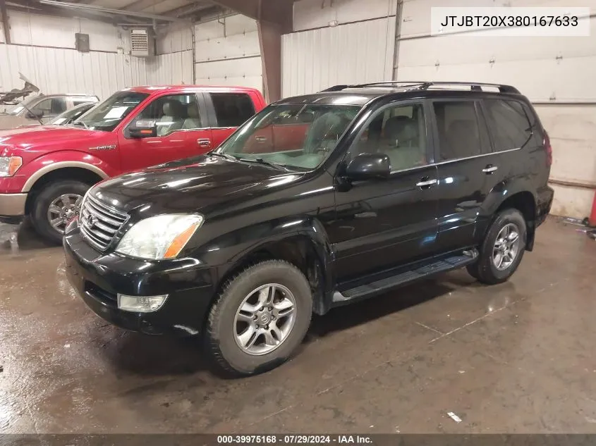 JTJBT20X380167633 2008 Lexus Gx 470