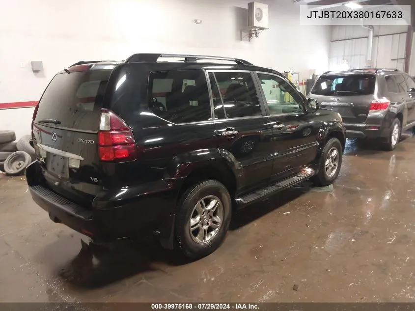 JTJBT20X380167633 2008 Lexus Gx 470