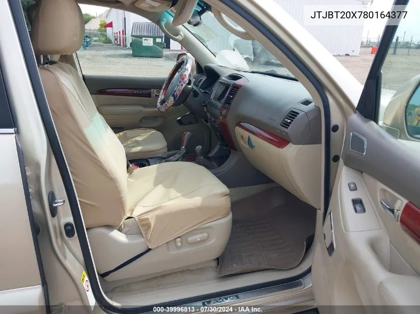 JTJBT20X780164377 2008 Lexus Gx 470