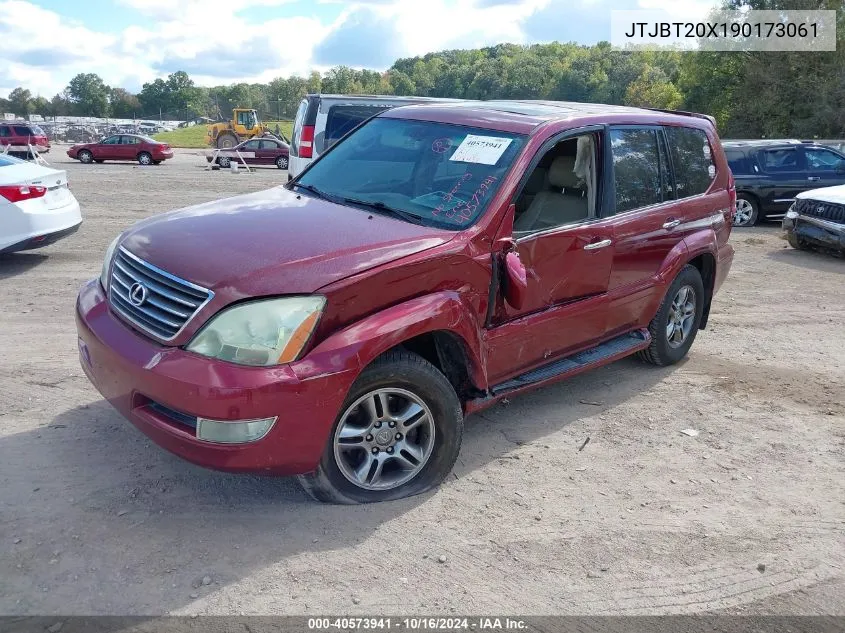 2009 Lexus Gx 470 VIN: JTJBT20X190173061 Lot: 40573941