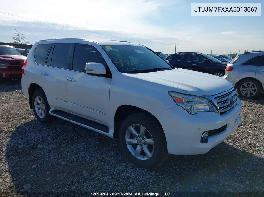 2010 Lexus Gx Premium VIN: JTJJM7FXXA5013667 Lot: 12099264