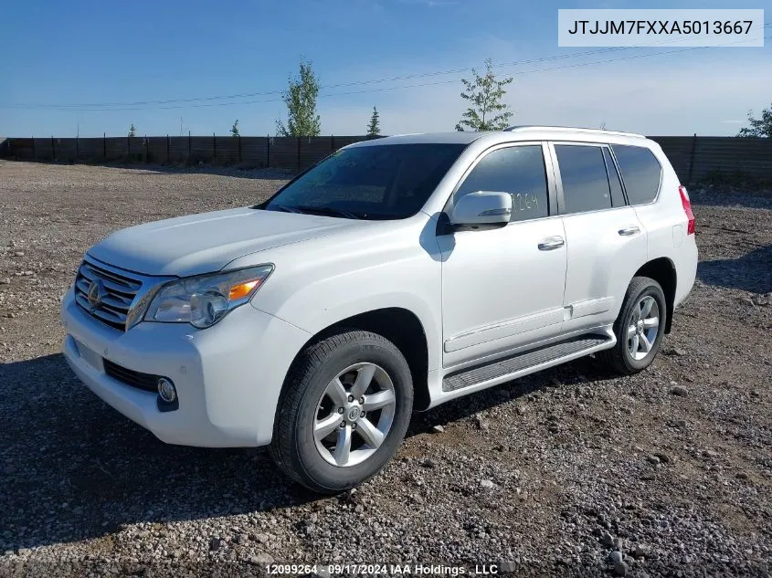 2010 Lexus Gx Premium VIN: JTJJM7FXXA5013667 Lot: 12099264