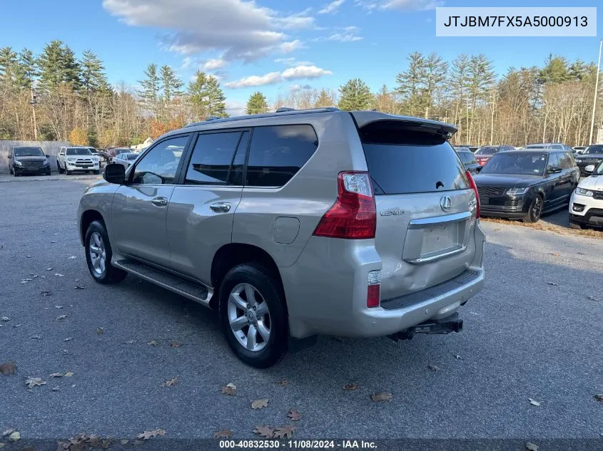 2010 Lexus Gx VIN: JTJBM7FX5A5000913 Lot: 40832530