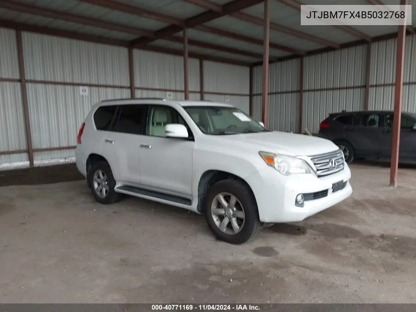 2011 Lexus Gx VIN: JTJBM7FX4B5032768 Lot: 40771169