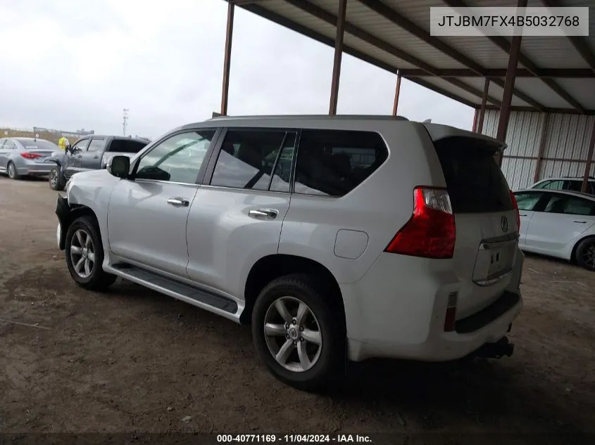 2011 Lexus Gx VIN: JTJBM7FX4B5032768 Lot: 40771169