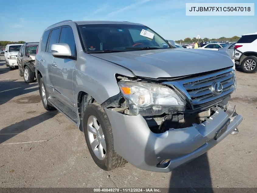 2012 Lexus Gx 460 VIN: JTJBM7FX1C5047018 Lot: 40849278