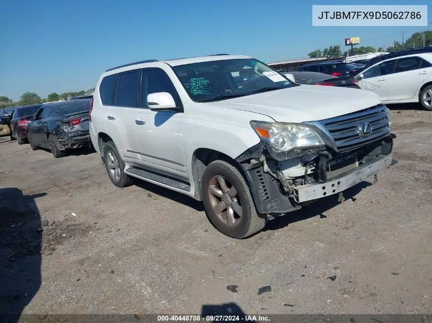 2013 Lexus Gx VIN: JTJBM7FX9D5062786 Lot: 40448708