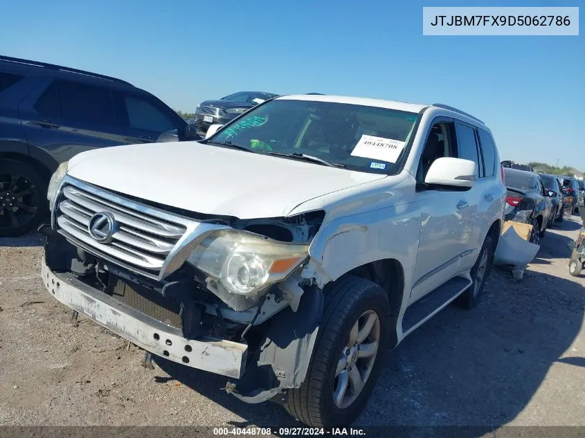 2013 Lexus Gx VIN: JTJBM7FX9D5062786 Lot: 40448708