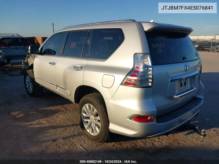 2014 Lexus Gx VIN: JTJBM7FX4E5076841 Lot: 40682149