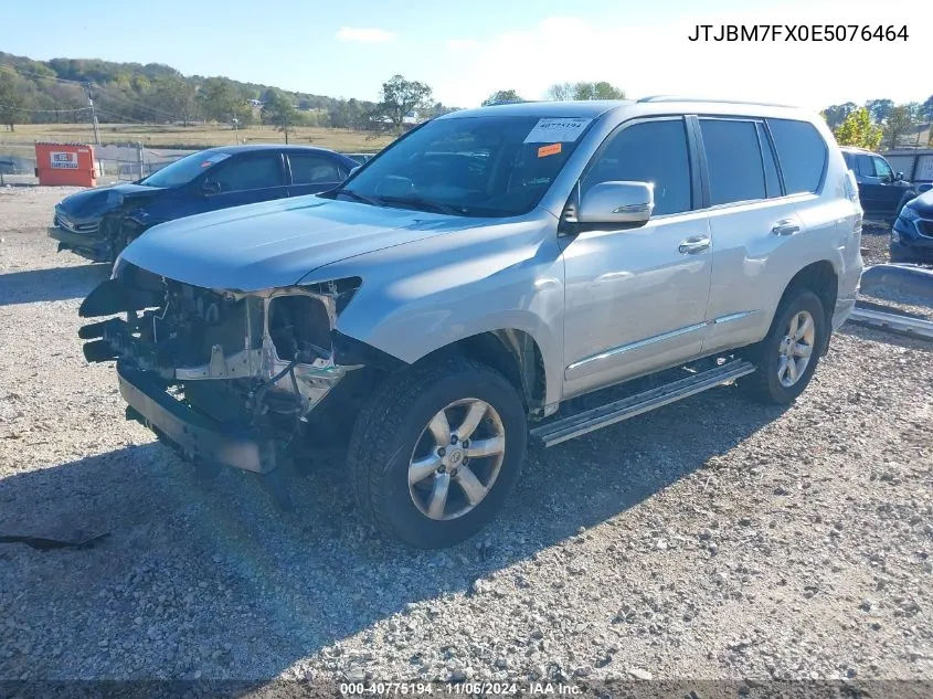 2014 Lexus Gx 460 VIN: JTJBM7FX0E5076464 Lot: 40775194