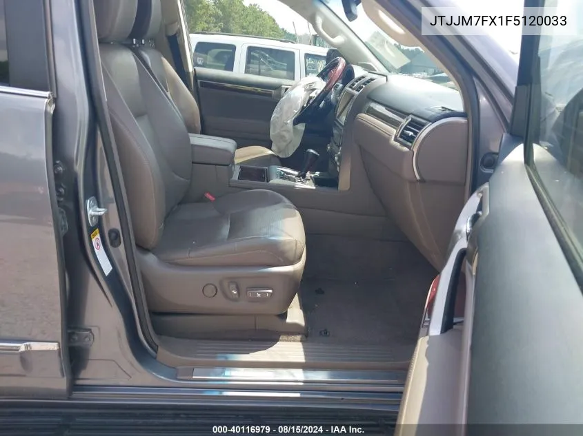 JTJJM7FX1F5120033 2015 Lexus 460 Luxury