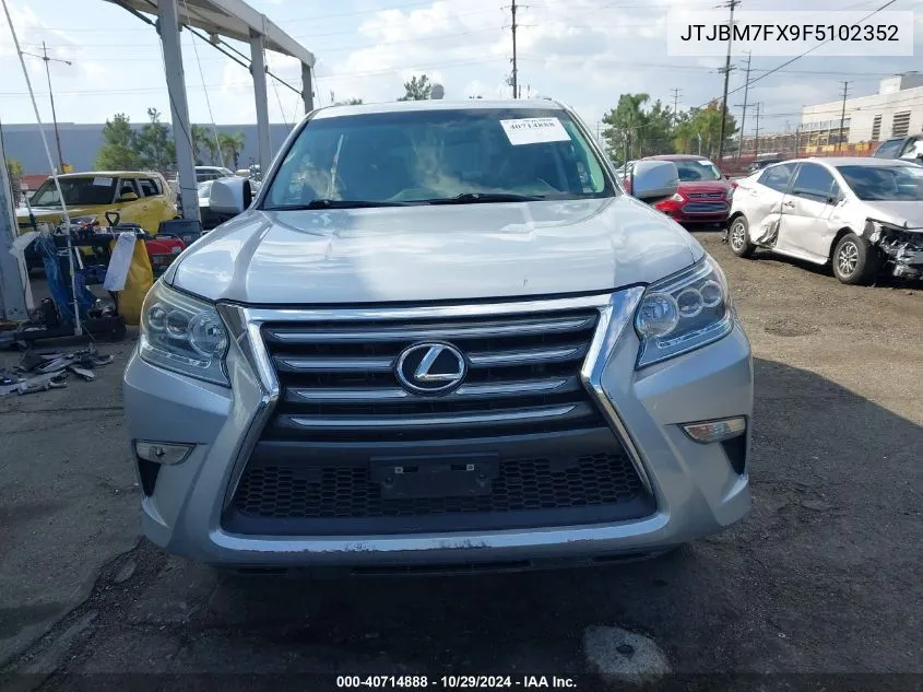 2015 Lexus 460 VIN: JTJBM7FX9F5102352 Lot: 40714888