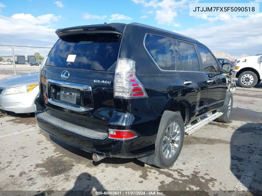 2015 Lexus Gx 460 Luxury VIN: JTJJM7FX5F5090518 Lot: 40802631