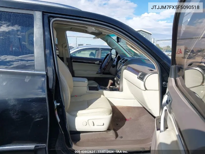 2015 Lexus Gx 460 Luxury VIN: JTJJM7FX5F5090518 Lot: 40802631