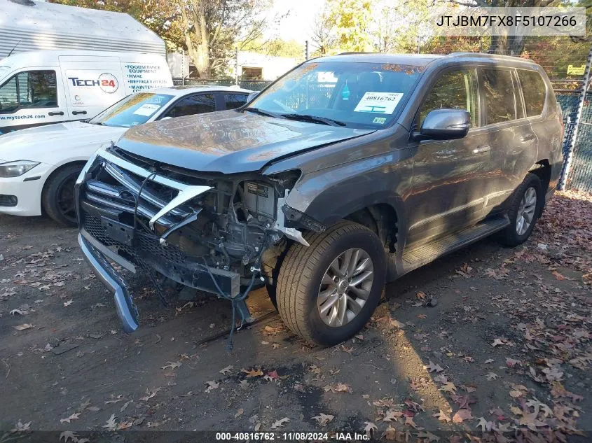 2015 Lexus Gx 460 VIN: JTJBM7FX8F5107266 Lot: 40816762