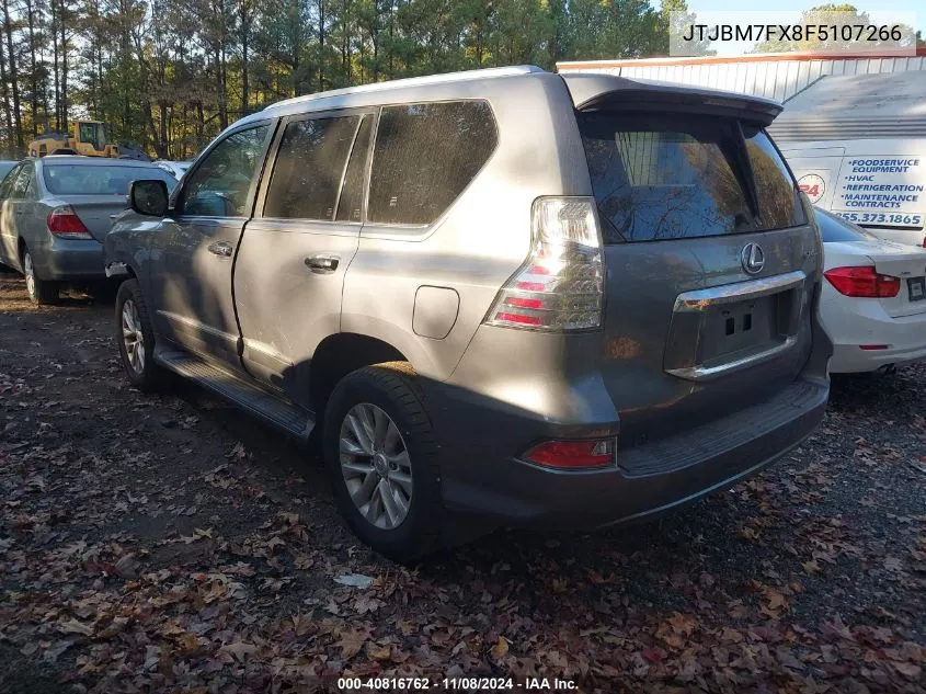 2015 Lexus Gx 460 VIN: JTJBM7FX8F5107266 Lot: 40816762