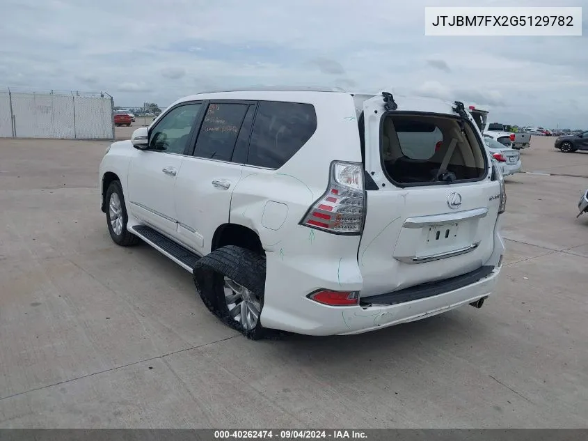 2016 Lexus Gx VIN: JTJBM7FX2G5129782 Lot: 40262474