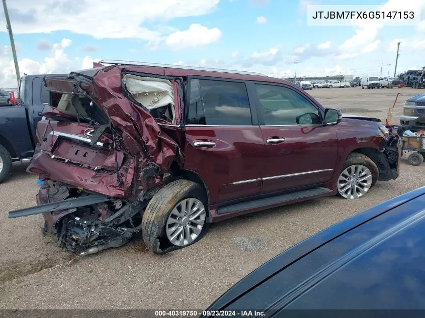 2016 Lexus Gx VIN: JTJBM7FX6G5147153 Lot: 40319750