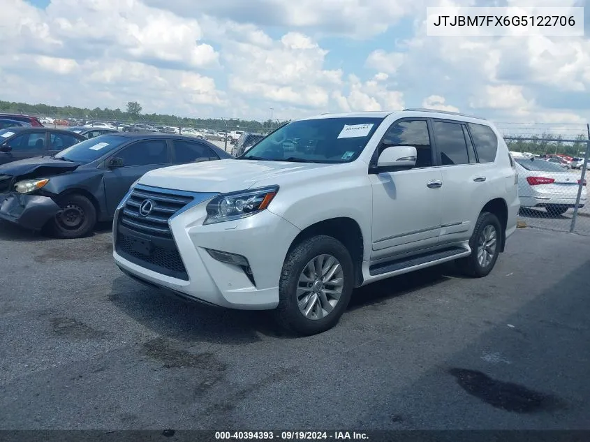 2016 Lexus 460 VIN: JTJBM7FX6G5122706 Lot: 40394393