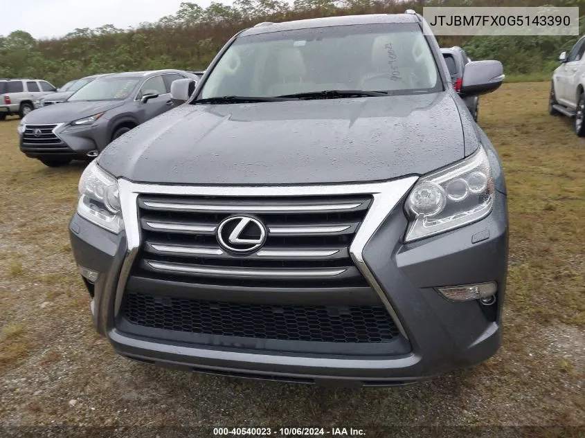 2016 Lexus Gx VIN: JTJBM7FX0G5143390 Lot: 40540023