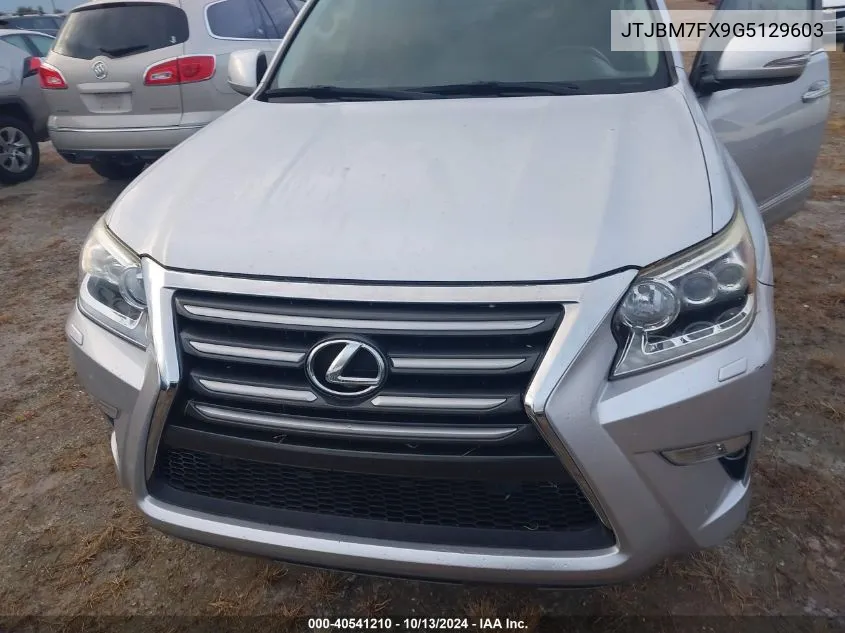 2016 Lexus 460 VIN: JTJBM7FX9G5129603 Lot: 40541210