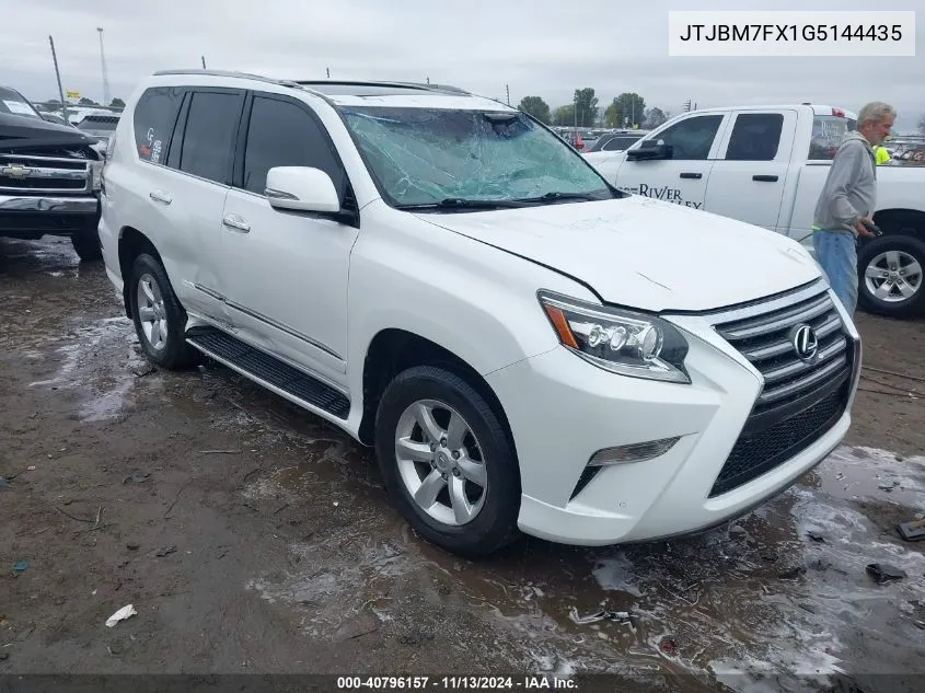 2016 Lexus Gx 460 VIN: JTJBM7FX1G5144435 Lot: 40796157