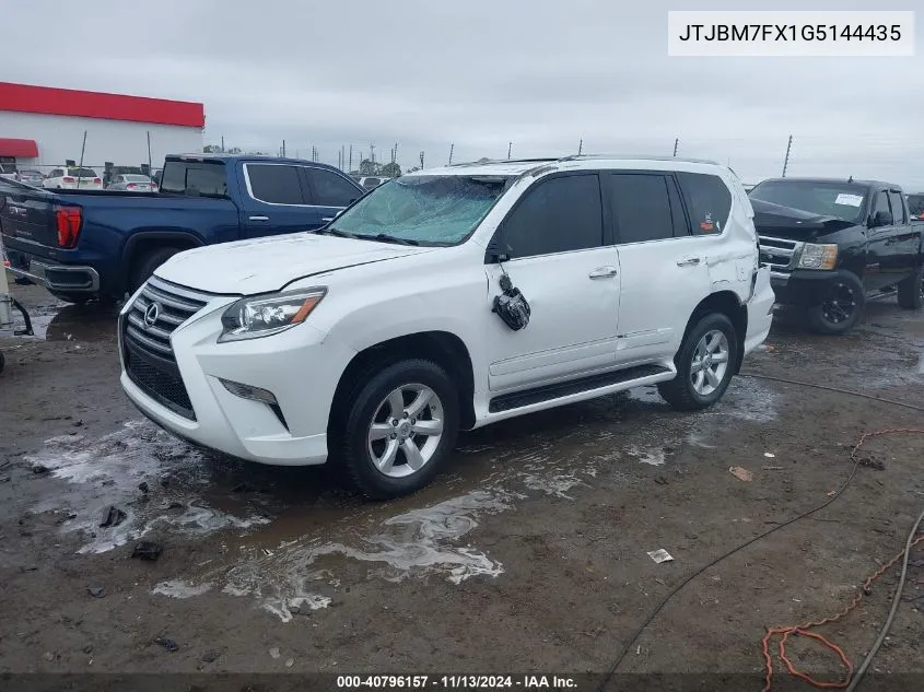 2016 Lexus Gx 460 VIN: JTJBM7FX1G5144435 Lot: 40796157