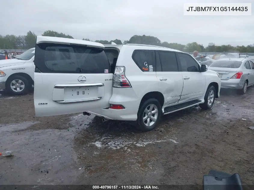 2016 Lexus Gx 460 VIN: JTJBM7FX1G5144435 Lot: 40796157