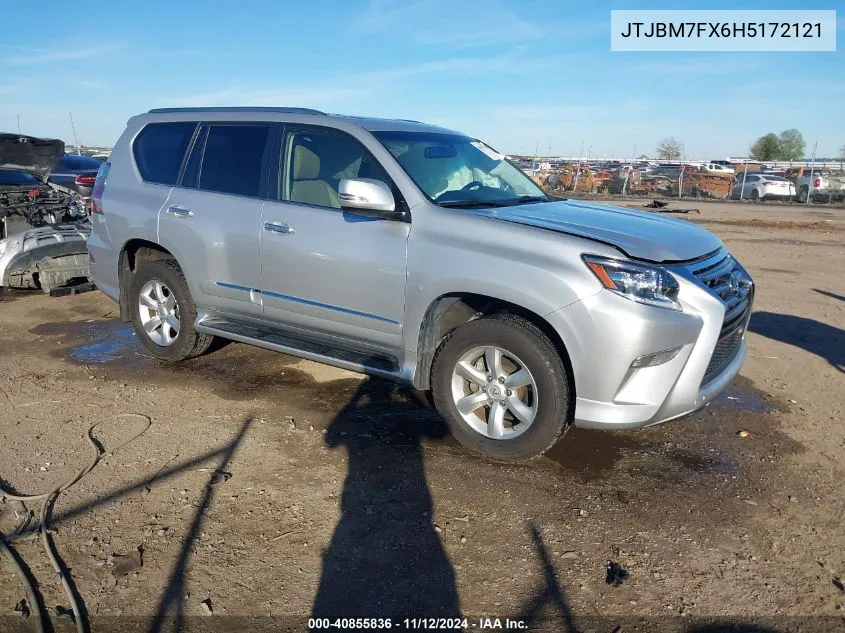 2017 Lexus Gx 460 VIN: JTJBM7FX6H5172121 Lot: 40855836