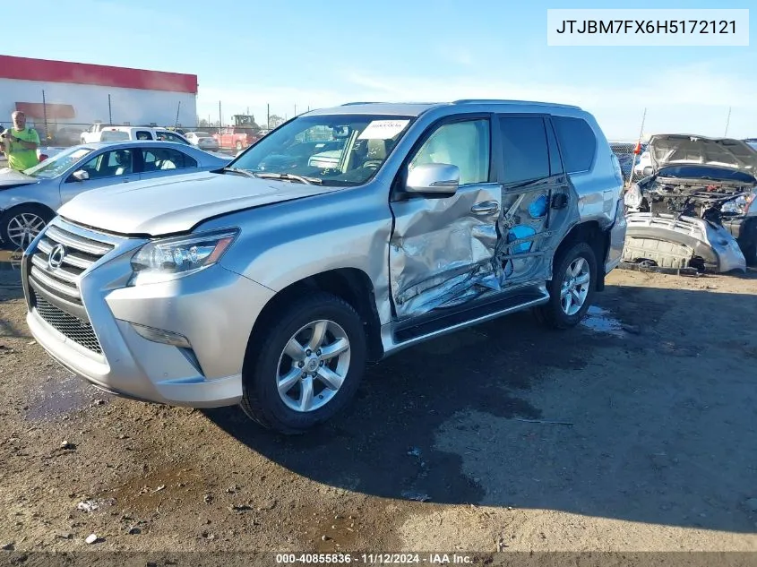 2017 Lexus Gx 460 VIN: JTJBM7FX6H5172121 Lot: 40855836