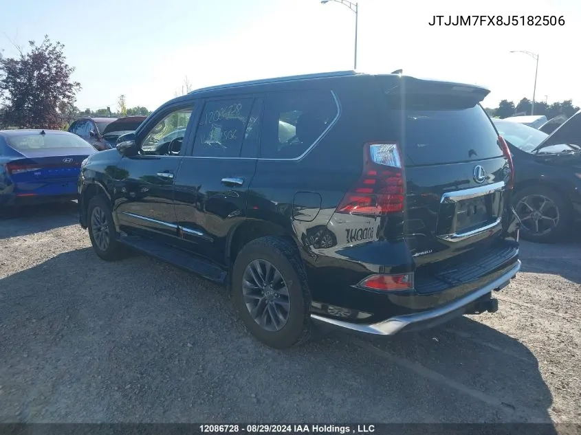 2018 Lexus Gx 460 VIN: JTJJM7FX8J5182506 Lot: 12086728