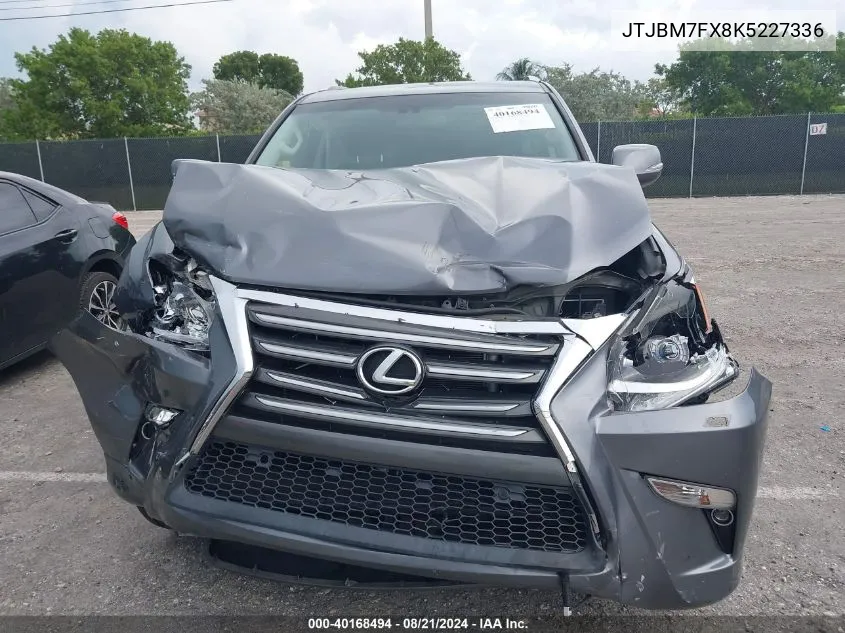 2019 Lexus 460 Premium VIN: JTJBM7FX8K5227336 Lot: 40168494