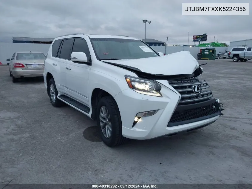 2019 Lexus 460 460 VIN: JTJBM7FXXK5224356 Lot: 40318292