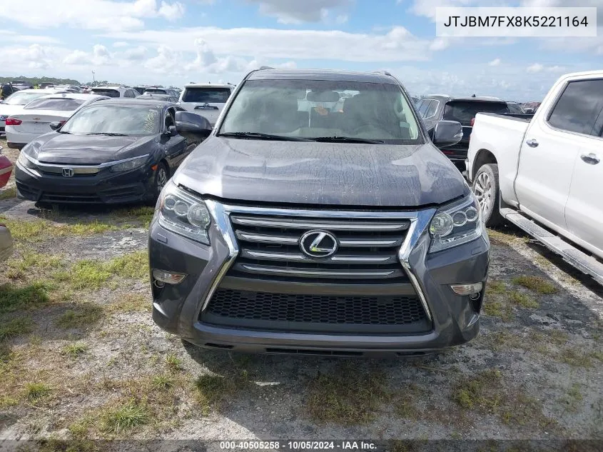 2019 Lexus Gx 460 VIN: JTJBM7FX8K5221164 Lot: 40505258